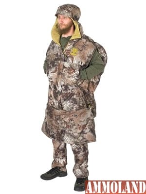 Thermal Cloak for walking - Illustration courtesy of Slumberjack, Inc.