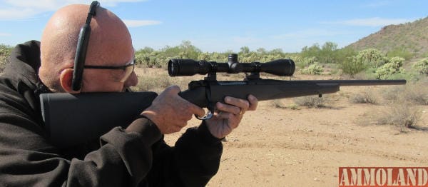 Author shooting the Mauser Model 12 Extreme Rifle