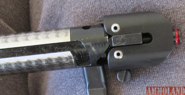 A closeup look of the bolt from the Mauser Model 12 Extreme Rifle.