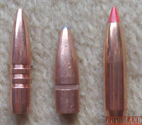 Various bullets available for the 30-06