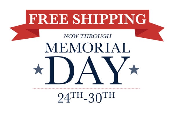 Apex Offers Free Shipping Now Thru Memorial Day