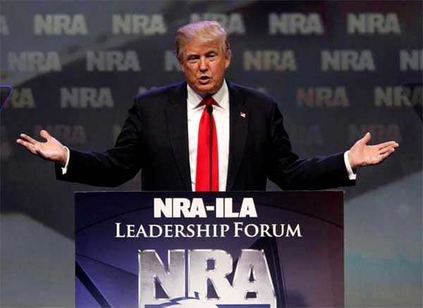 Donald Trump At National Rifle Association (NRA) Conference (5/20/2016)