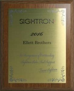 Ellett Brothers Recognized by Sightron