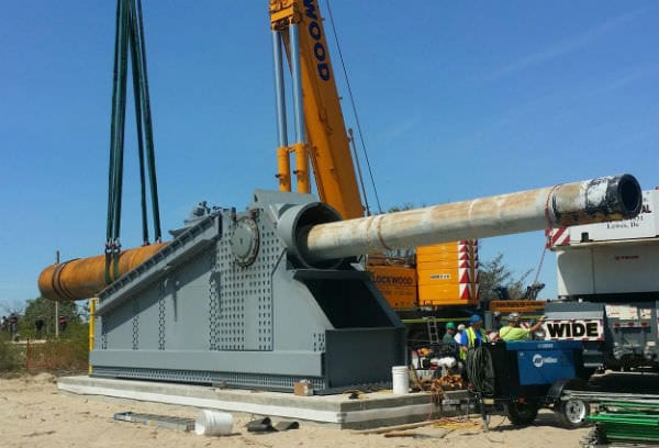 'Mighty Mo's' Big Gun Fitted into Permanent Resting Place at Historic Fort Miles in Cape Henlopen State Park