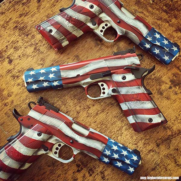 Patriot Flag Guns img: bighornfirearms.com