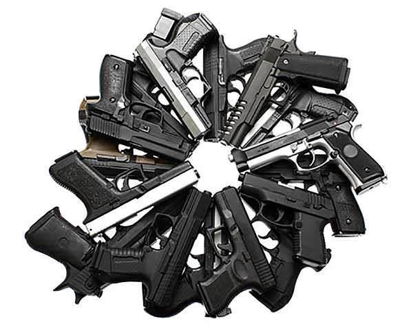 Pile of Hand Guns