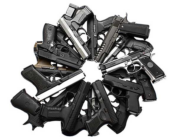 Pile of Hand Guns