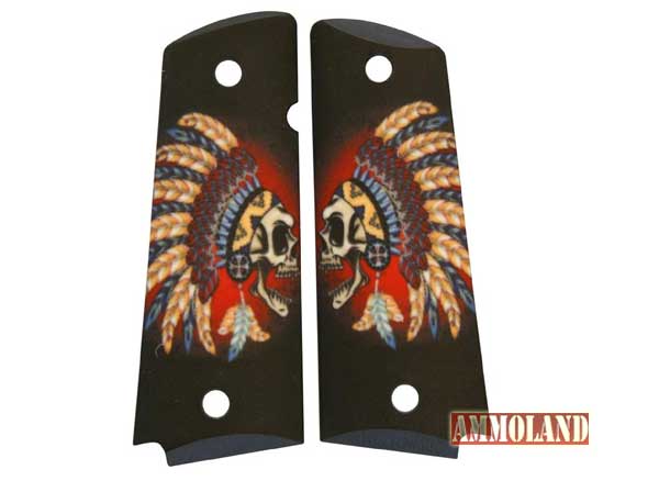 Rio Grande Custom Grips Warrior Skull