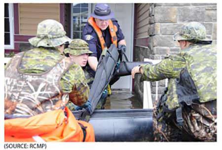 Royal Canadian Mounted Police Searching Home Seizing Guns