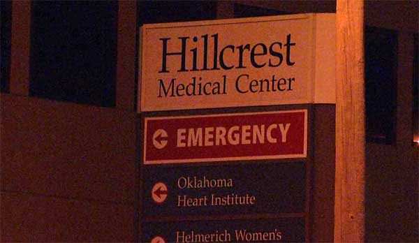 That vehicle was later seen dropping the wounded suspect off at a hospital. He is in ICU in serious condition. Tulsa Hospital