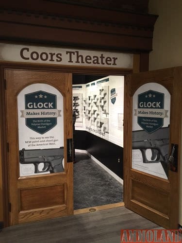 GLOCK exhibition entrance courtesy of the Cody Firearms Museum