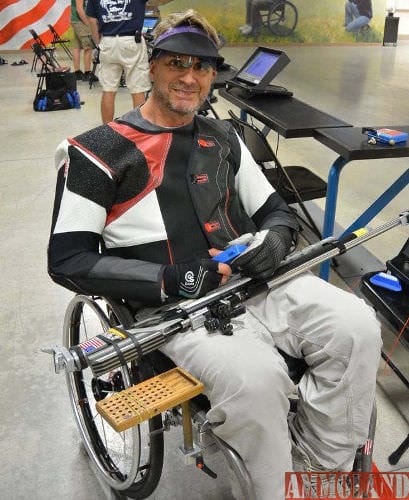 Greg Drown was a member of The Ohio State University rifle team from 1980-1984 and has also been an extremely talented and decorated marksman over the last 30 years. From 1995-2000, Greg slowly developed multiple sclerosis – leaving him in a wheelchair, but not stopping him from earning even more marksmanship accolades.