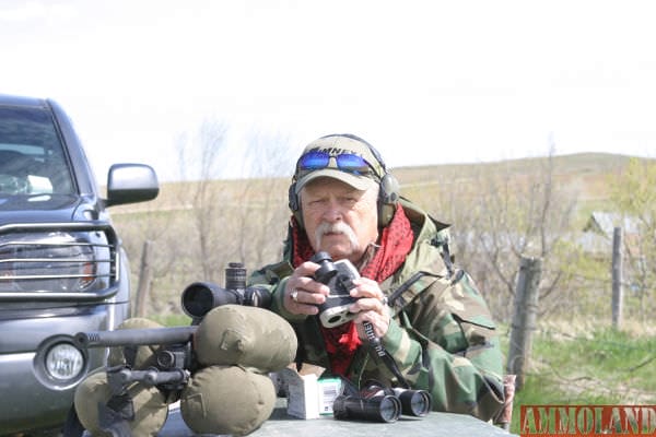 Author with his personnel Bushnell Xtreme ARC Rangefinder System on a 1000 yard range