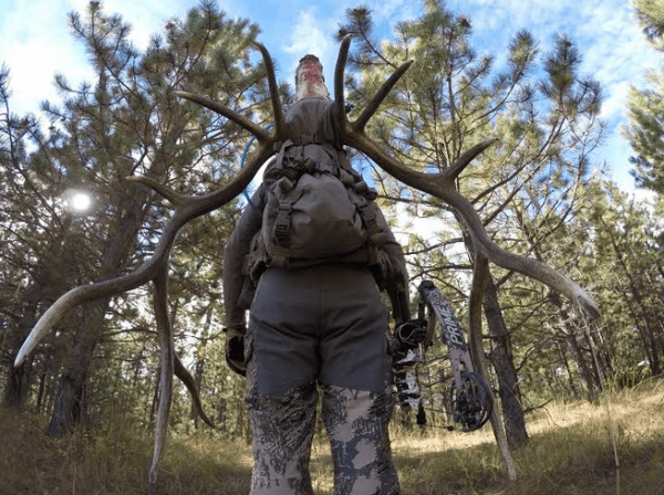 Jason Matzinger carries out a great bull.