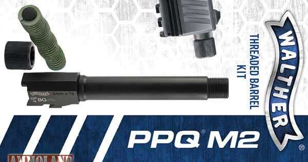 Walther 4” PPQ Threaded Barrels