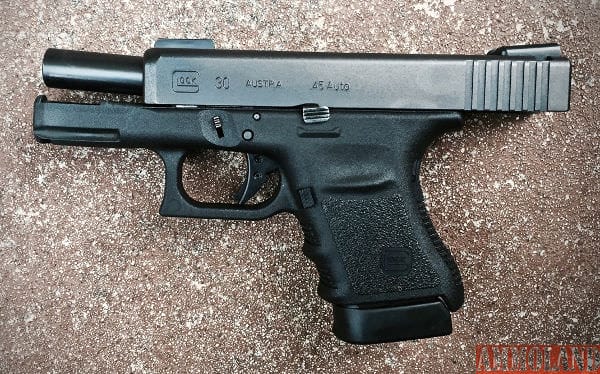 Glock 30 SF Handgun, Slide Back