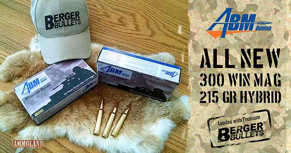 ABM Ammo launches the 300 Winchester Magnum 215gr Hybrid Target Mission Ready round