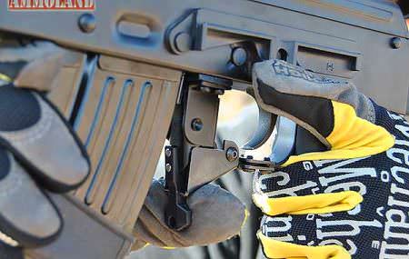 Adaptive Magnetic Magazine Release For Ak-47 Style Rifle