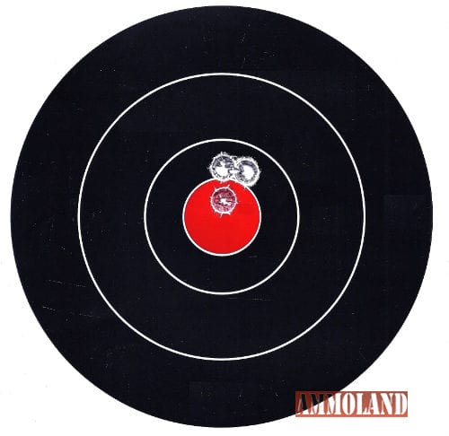 Accura LR @100 yds w 300 gr Harvester PT Gold and Blackhorn