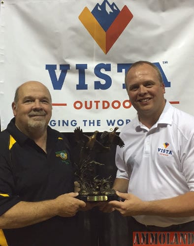 Gerry Snapp Award Winner from Missouri and Ryan Bronson Director of Conservation for Vista Outdoor.