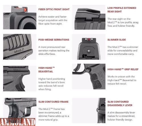 Special Features of the Springfield-Armory XD-9 Mod. 2- 9 mm