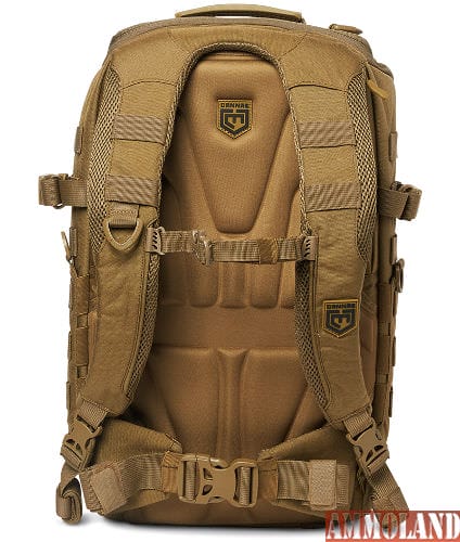 Cannae Pro Gear - Tan Legion Day Pack Open