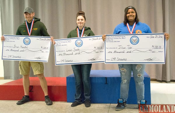In addition to team and individual awards, the CMP also recognized the Top 3 placing seniors of each discipline by giving each a $1,000 CMP Scholarship. Jillian Tyler (right) of Gulfport was one of the sporter recipients.