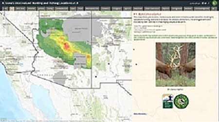 Color-coded maps will help sportsmen, state and federal agencies
