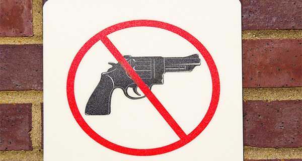 Ban Guns Sign