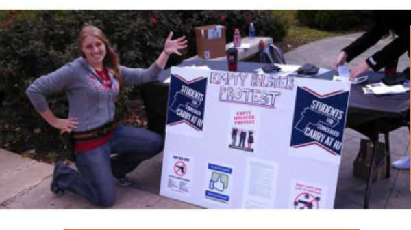 Empty Holster Protest Campus Carry