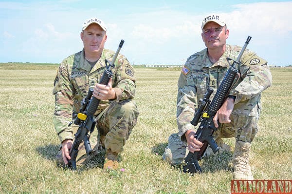 MSG Robert Mango and SFC Joel Micholick set a new National Record during their win in the Hearst Doubles competition.