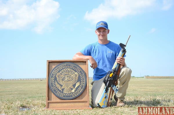 Forrest Greenwood was named the High Junior in the President’s Match with a score of 289-9x.