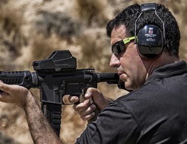 Mikey Hartman with MH1 Sight Mikey Hartman with MH1 Sight