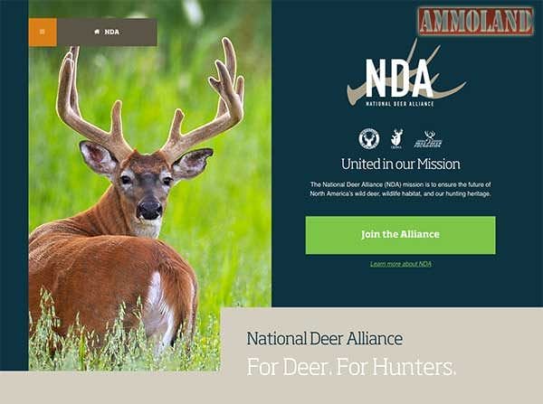 The National Deer Alliance (NDA) has recently developed the organization’s first comprehensive website to keep deer hunters informed about deer issues across the country, while also providing important updates on NDA’s work.