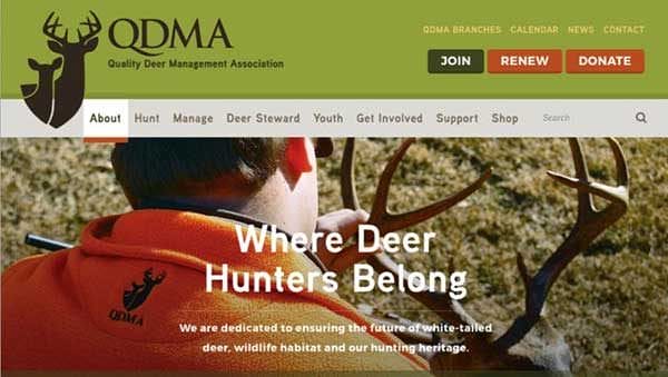  QDMA's New Website Is Designed to Serve and Inform Deer Hunters