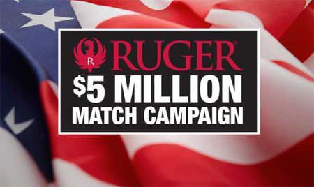 Ruger $5 Million Match Campaign to benefit the NRA Institute for Legislative Action