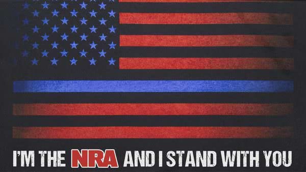 NRA's "Thin Blue Line" T-Shirt