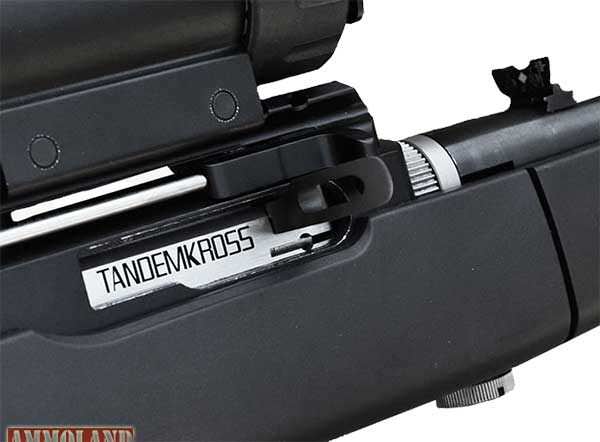 TANDEMKROSS KrossFire Bolt Upgrade for Ruger 10/22 installed in the rifle.