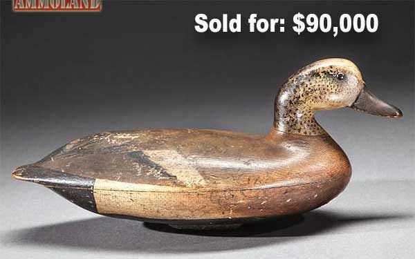 Wigeon Drake by John Blair, Sr. (1842-1928) Sold for: $90,000