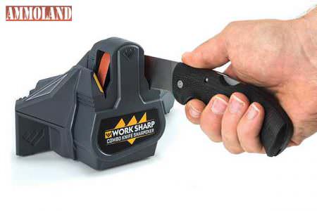 The Combo Knife Sharpener is designed to be Work Sharp’s fastest and easiest sharpener to date.