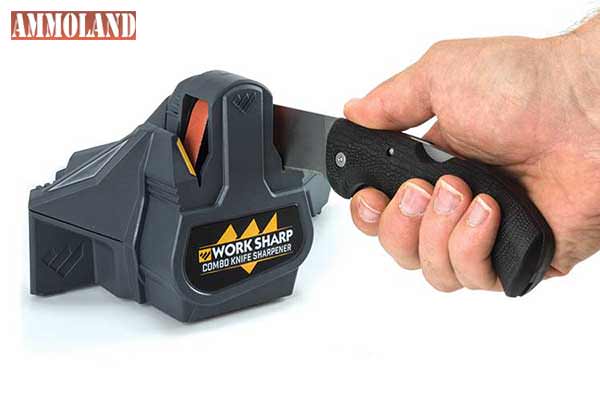 The Combo Knife Sharpener is designed to be Work Sharp’s fastest and easiest sharpener to date.