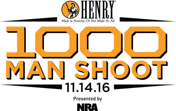 Less than one week after the 2016 Presidential election Henry Repeating Arms and the National Rifle Association will host the Henry 1000 Man Shoot to waste no time in raising funds to continue their efforts to uphold the 2ndAmendment.