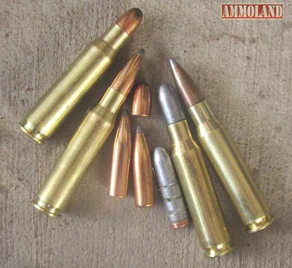 Some types of ammo tested with Kinetic brass
