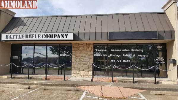 Battle Rifle Company's new location at 17313 El Camino Real, Houston, TX 77058