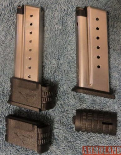 Standard 7 & Extended 9 Mags- with Small Backstrap and Mag Sleeve