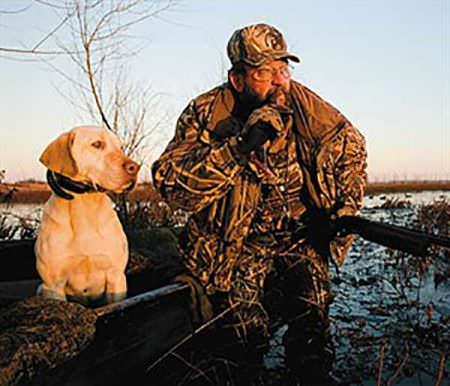 Duck hunting at Eagle Bluffs