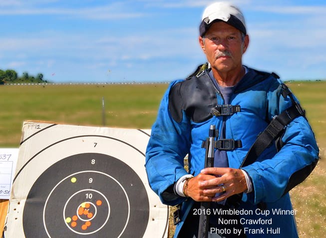 Norm Crawford, winner of the 2016 Wimbledon Cup using a 32" PROOF Research carbon-fiber composite barrel.