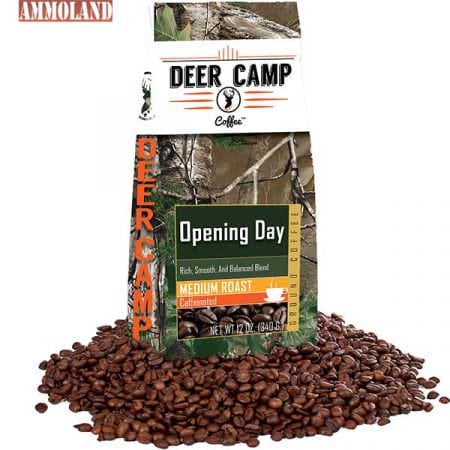 Deer Camp Coffee “Opening Day” by Buck Baits makes morning in hunt camp or at home just that much more special.