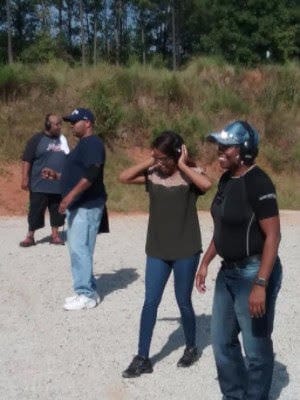 Members review the Shooting lanes prior to Shooting