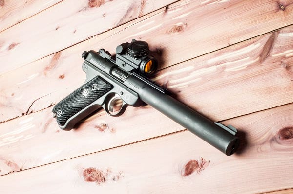 The Product line does not stop at the D3-9SD, the D3LLC Dissent Pistol is their integrally suppressed .22 caliber handgun built on the Ruger Mark II/III upper.